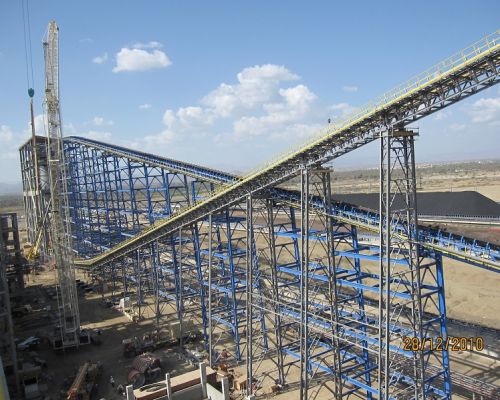 डाउनवर्ड ट्रान्सपोर्टेशन बेल्ट कन्व्हेयर